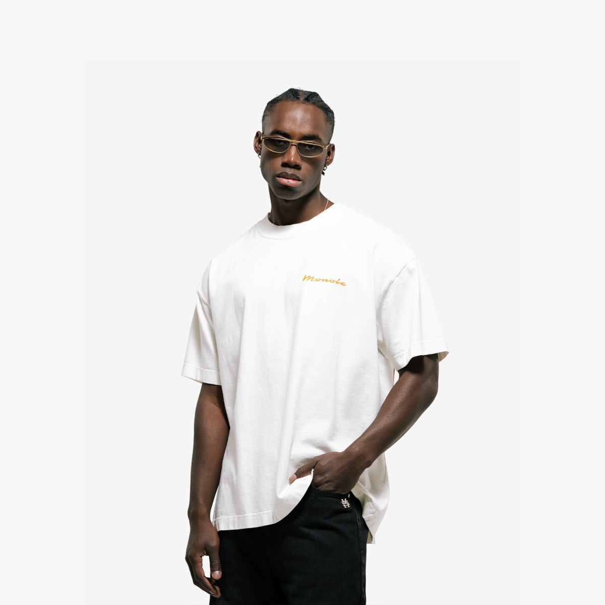 Monoic Camiseta Oversized Di Como 'Blanco Hueso'